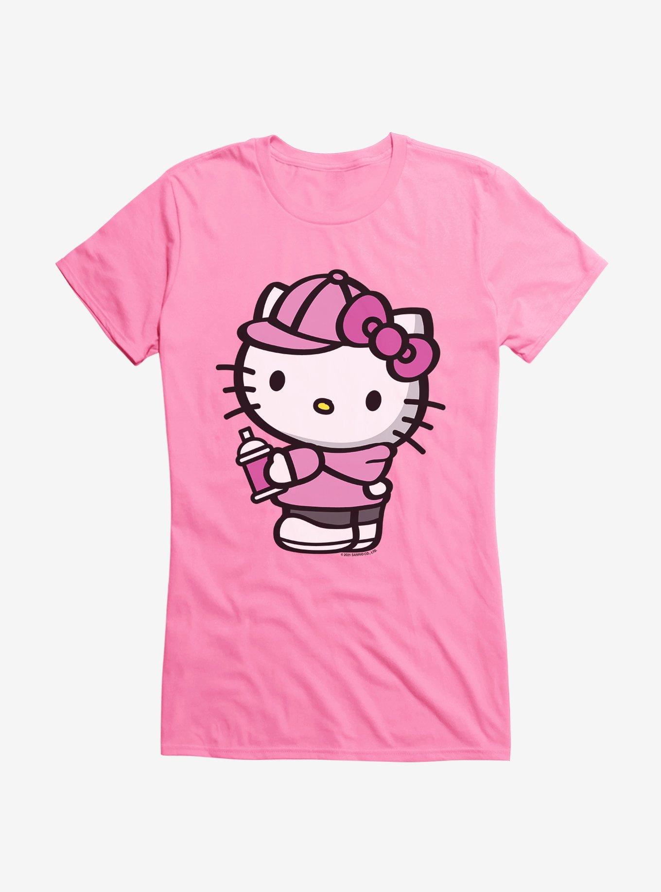 Hello Kitty Pink Side Girls T-Shirt