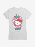 Hello Kitty Five A Day Strawberry Hat Girls T-Shirt