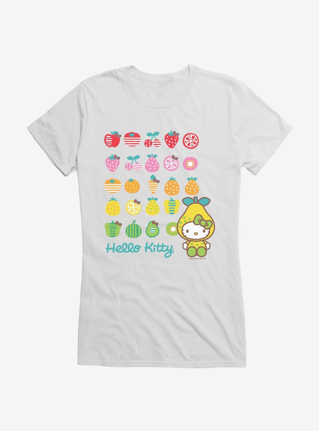 Hello Kitty Five A Day Healthy Logo Girls T-Shirt