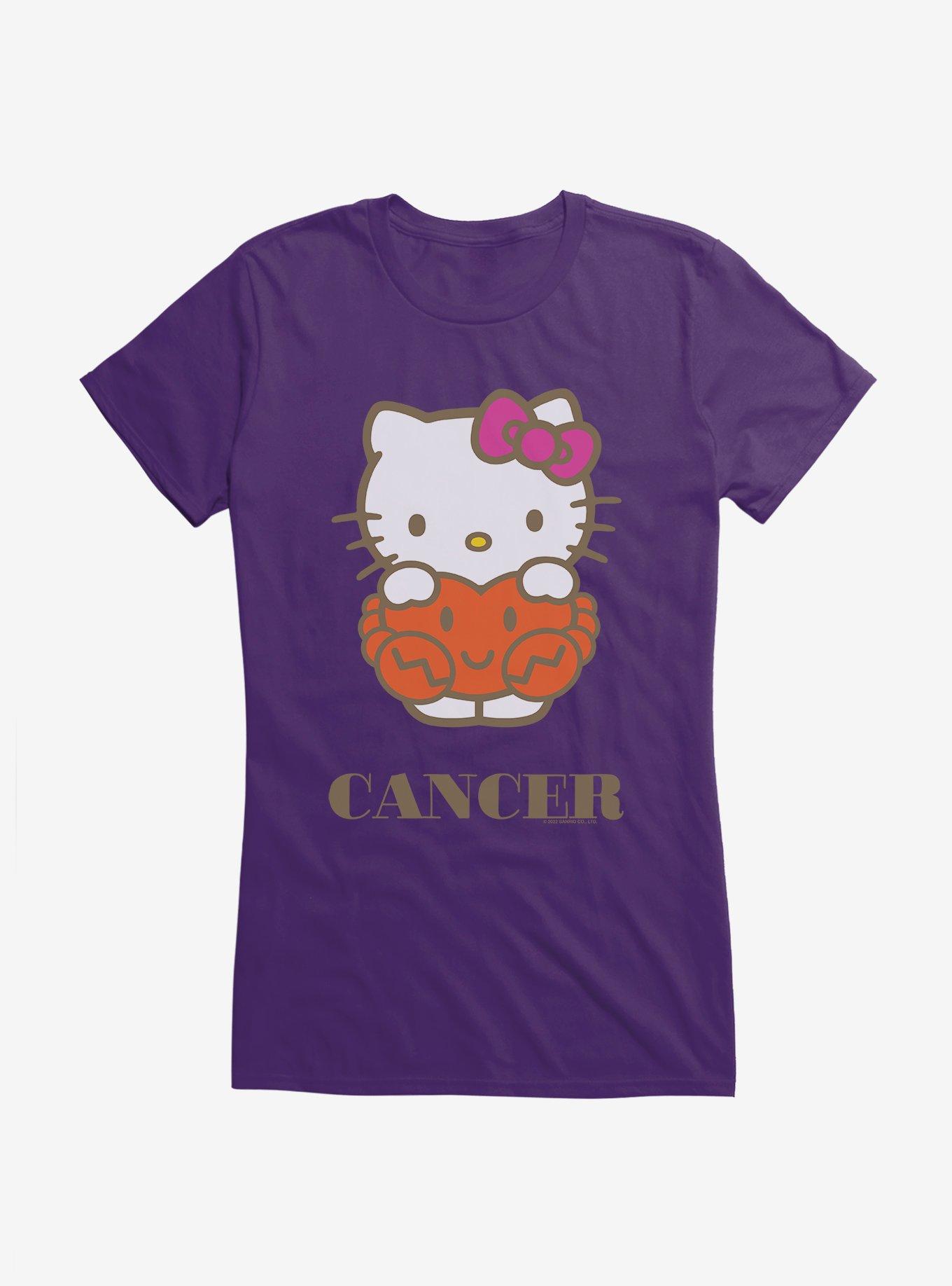 Hello Kitty Star Sign Cancer Girls T-Shirt