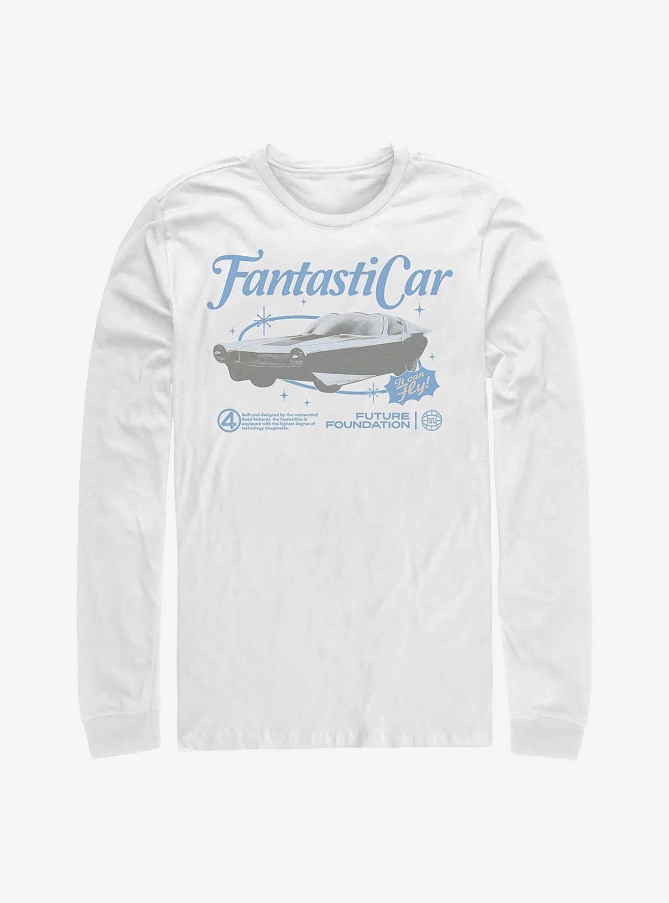 Marvel The Fantastic Four First Steps Fantastic Car Long-Sleeve T-Shirt Hot Topic Exclusive T-Shirt | Streetwear Vibe | Top Pick For Fans