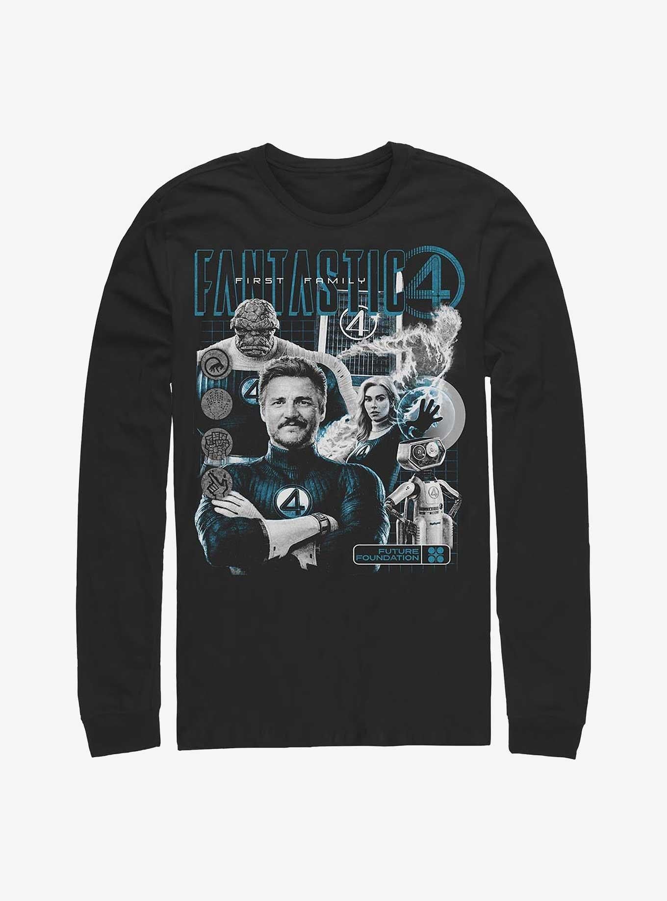 Marvel The Fantastic Four First Steps Club Fantastic Long-Sleeve T-Shirt Hot Topic Exclusive T-Shirt | Viral Style | Must-Have Style