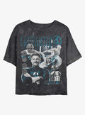 Marvel The Fantastic Four First Steps Club Fantastic Girls Mineral Wash Crop T-Shirt Hot Topic Exclusive T-Shirt | Exclusive Edition | Great Gift Idea