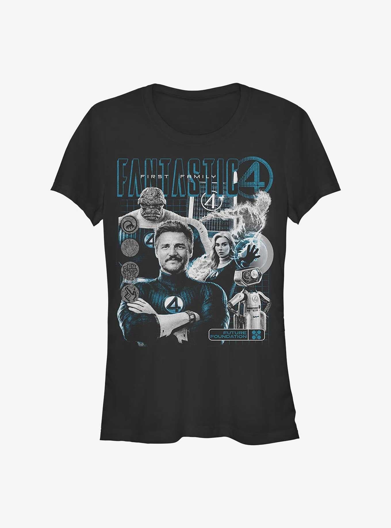 Marvel The Fantastic Four First Steps Club Fantastic Girls T-Shirt Hot Topic Exclusive T-Shirt | Streetwear Vibe | Great Gift Idea