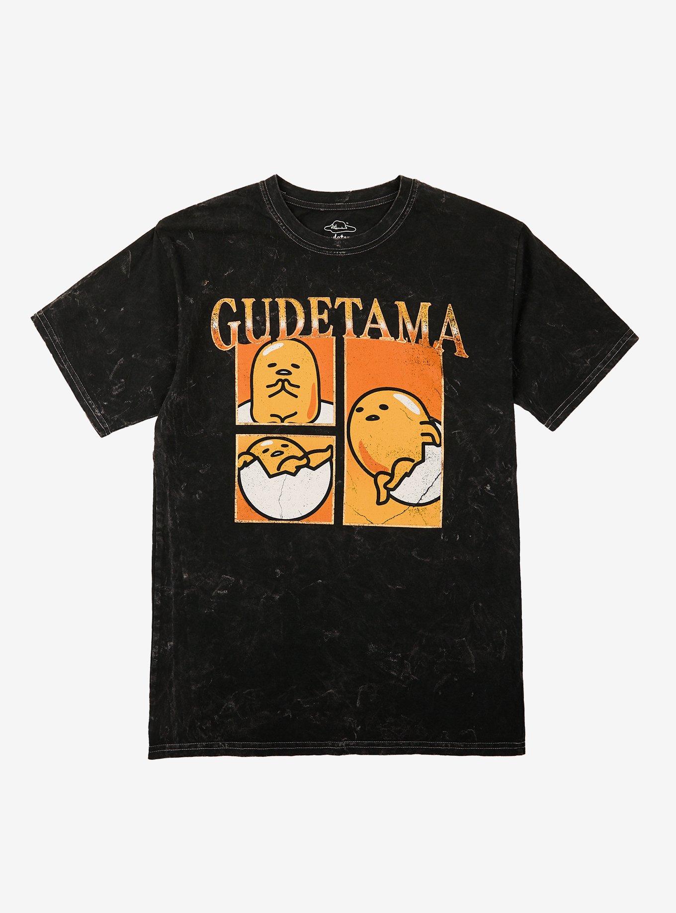 Gudetama Panel Collage Dark Wash TShirt Graphic Tee | Graphic Tee | Unisex Shirt | Perfect Gift For Fans