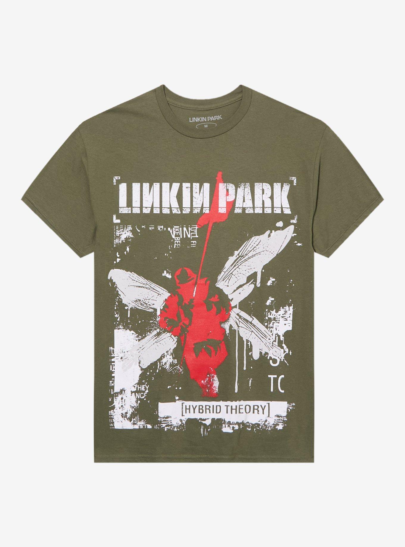 Linkin Park Hybrid Theory Tracklist TwoSided TShirt Graphic Tee | Graphic Tee | Unisex Shirt | High-Quality Print