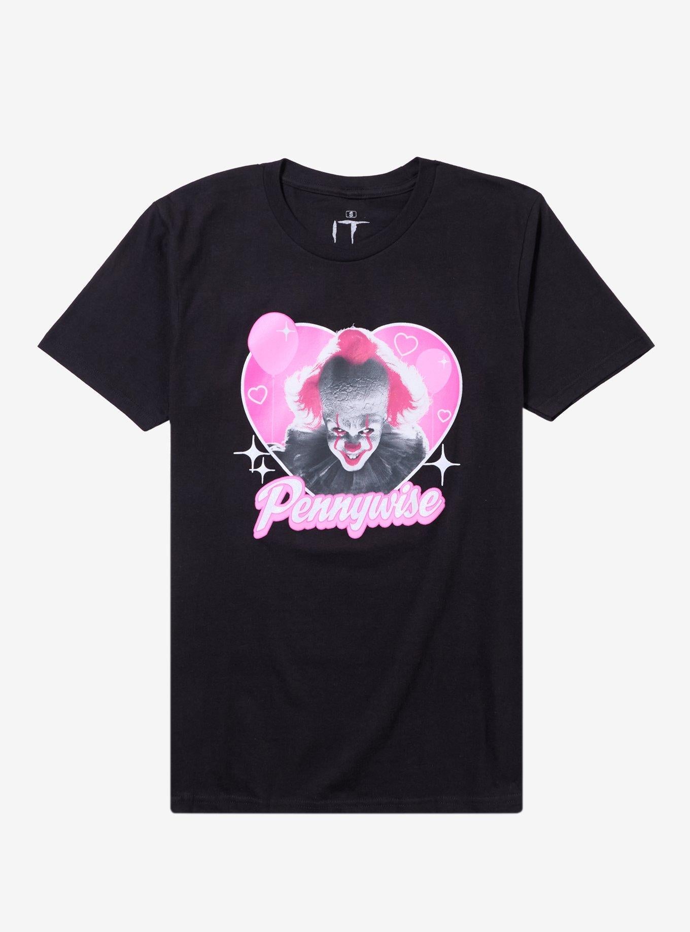 IT Pennywise Heart Glitter Portrait TShirt Graphic Tee | Graphic Tee | Unisex Shirt | Top Trending Fashion