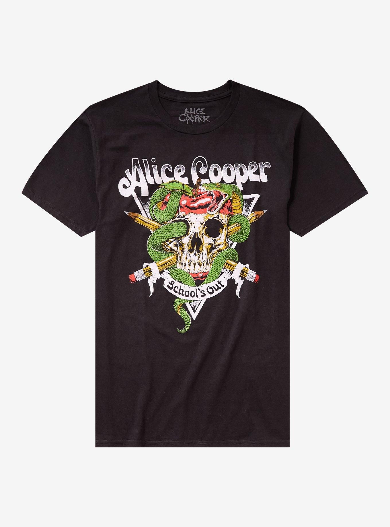 Alice Cooper Schools Out Snakes T Shirt