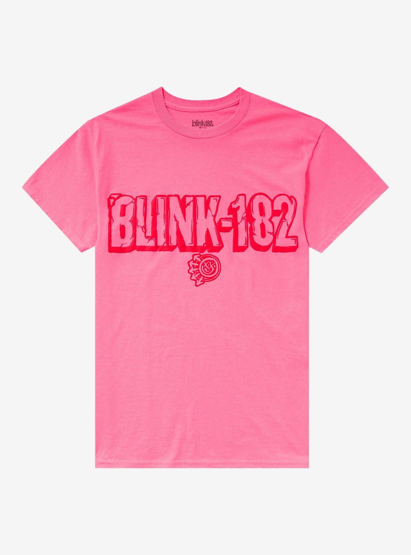 Blink182 Pink Logo TShirt Graphic Tee | Graphic Tee | Unisex Shirt | High-Quality Print