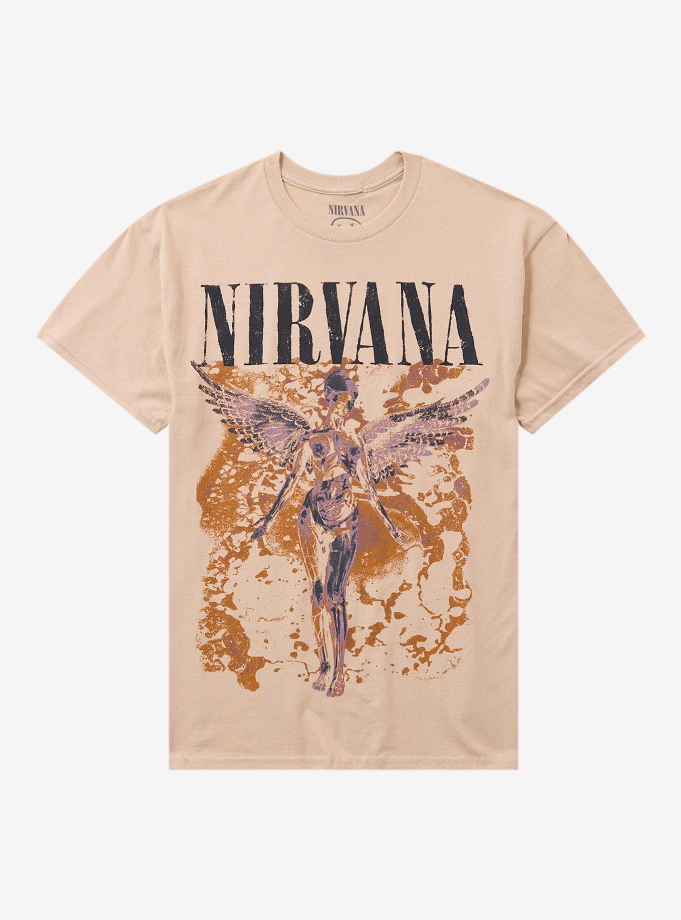 Nirvana In Utero Cream T Shirt