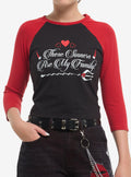 Hazbin Hotel Family Sinners Girls Raglan TShirt Graphic Tee | Graphic Tee | Unisex Shirt | Soft Comfortable Wear