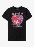 Godzilla Mothra Heart King Queen TShirt Graphic Tee | Graphic Tee | Unisex Shirt | Comfortable Daily Wear