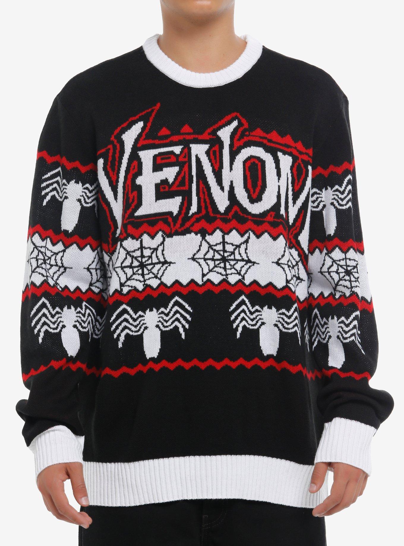 Marvel Venom Intarsia Sweater T-Shirt | Best-Selling Design | Great Gift Idea