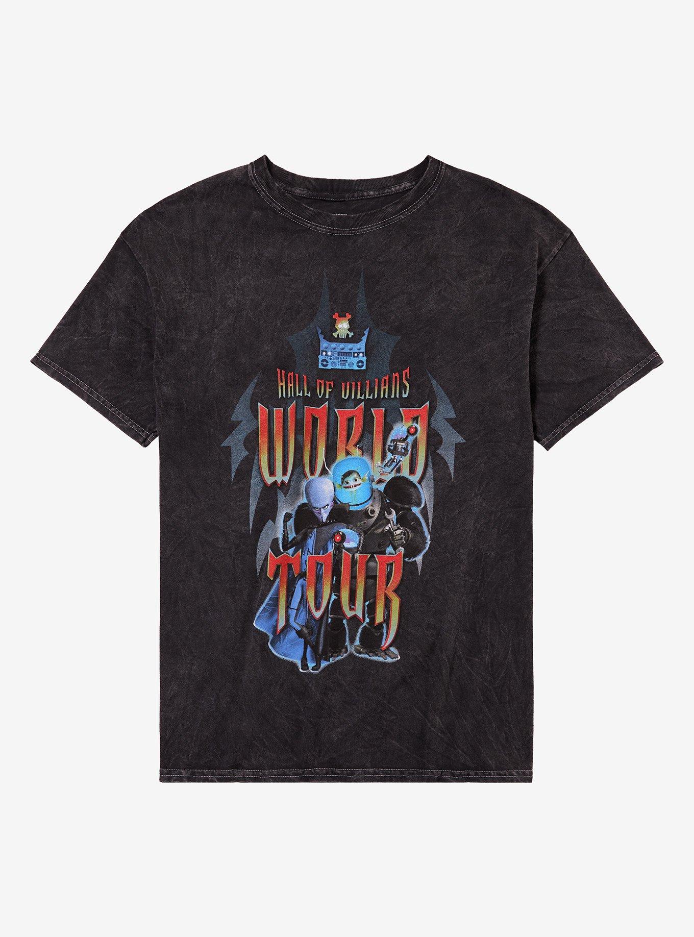 Megamind World Tour Dark Wash T-Shirt T-Shirt | Exclusive Art Design | Must-Have Style