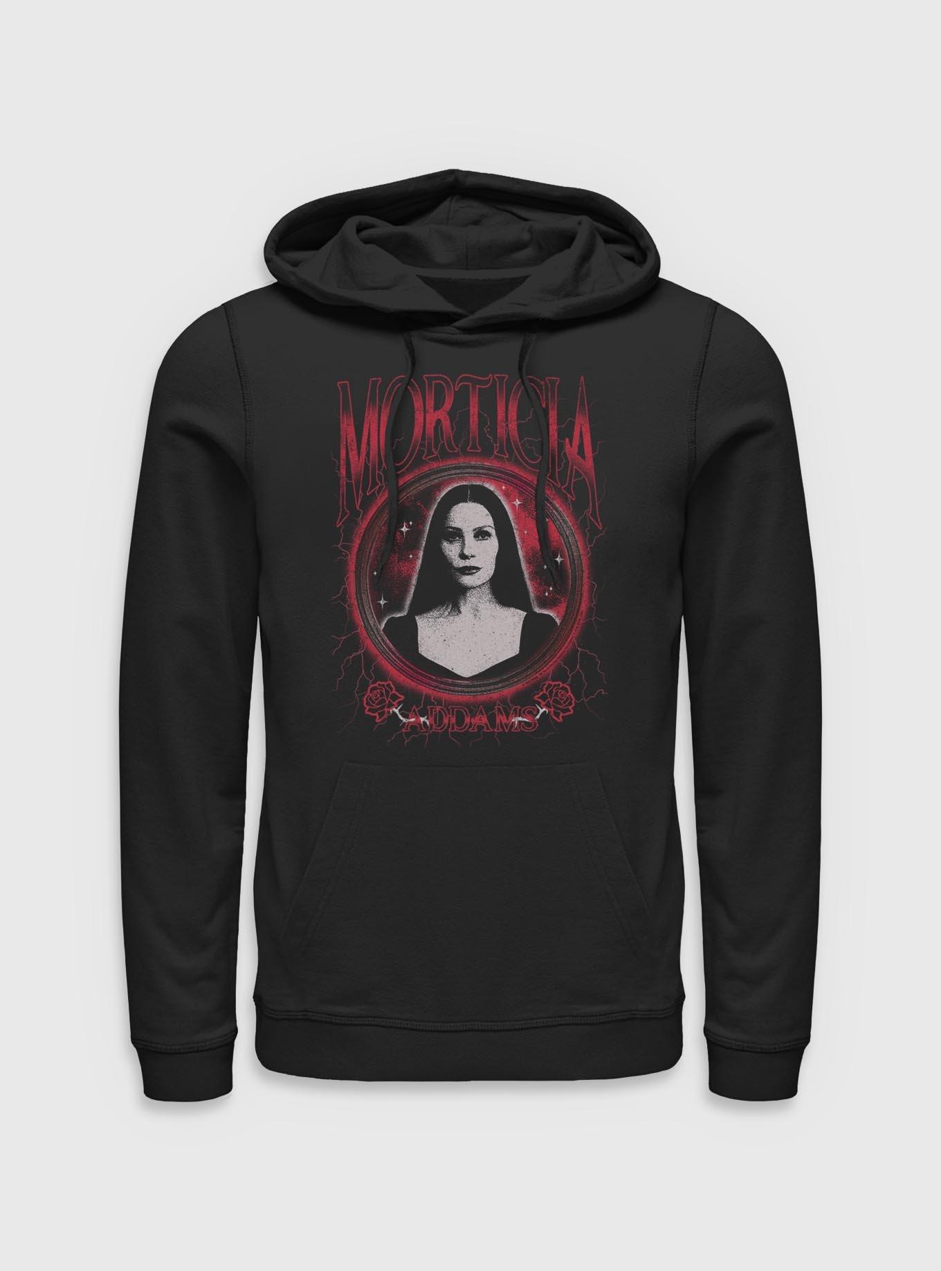 Wednesday Morticia Keeper Of Secrets Hoodie Hot Topic Exclusive