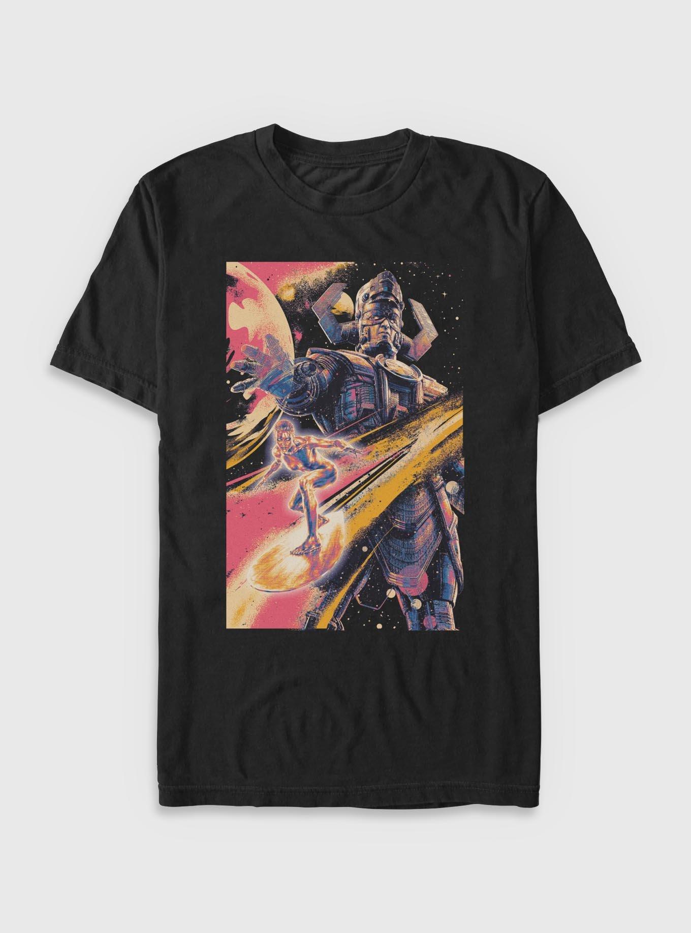 Marvel The Fantastic Four: First Steps Galactus And Silver Surfer T-Shirt