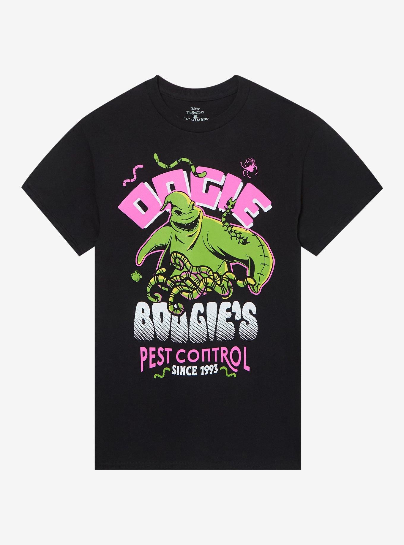 The Nightmare Before Christmas Oogie Boogie Glow-in-the-dark T-shirt | Trendy Graphic Tee | Casual Unisex T-shirt