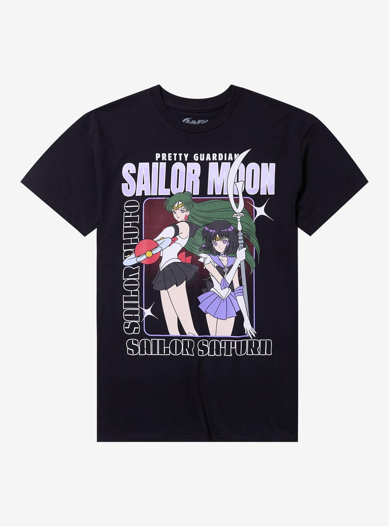 Pretty Guardian Sailor Moon Saturn Pluto Duo T-Shirt | Premium Unisex T-Shirt, Trending Graphic Tee