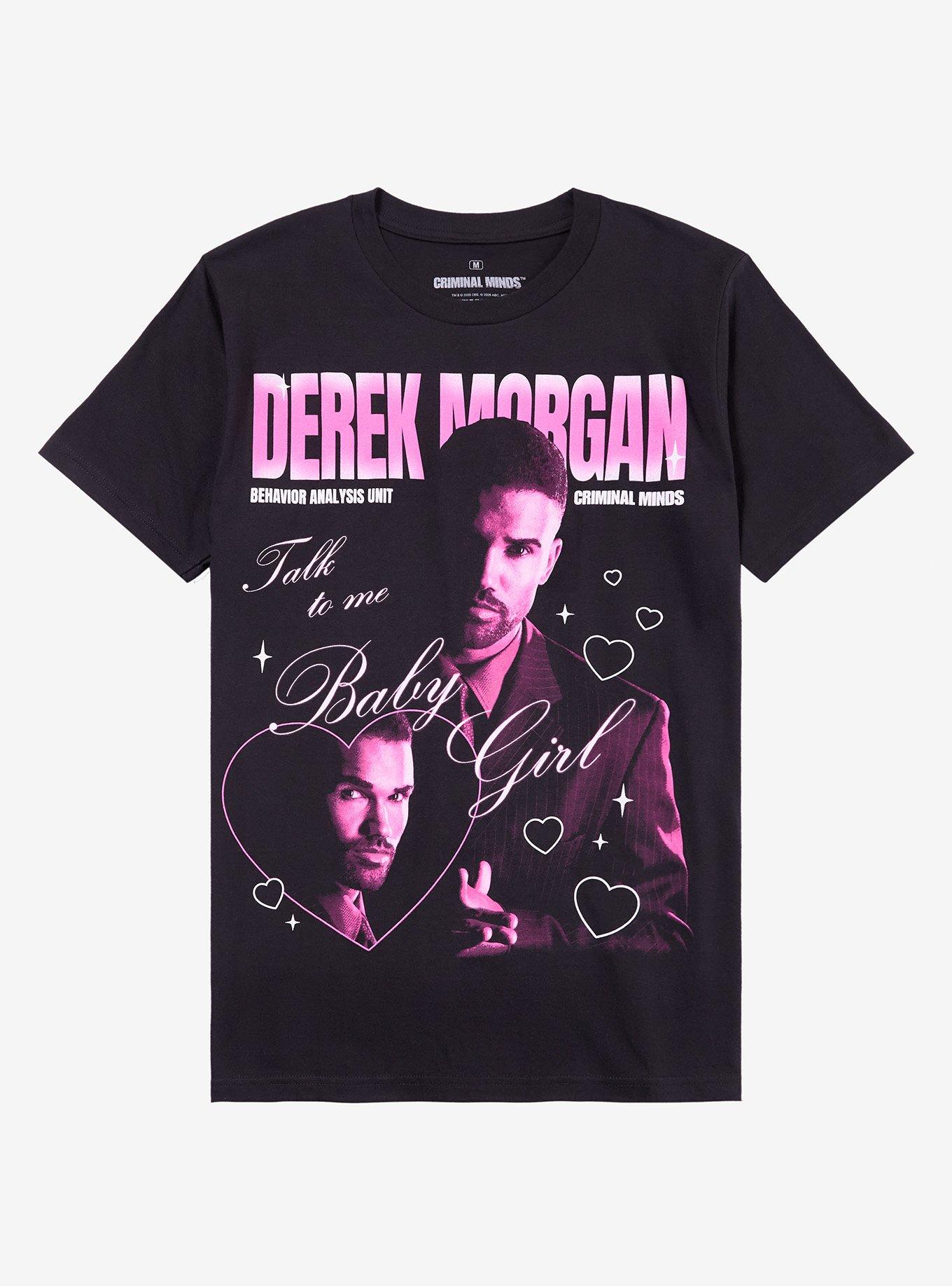 Criminal Minds Derek Morgan Hearts TShirt Graphic Tee | Graphic Tee | Unisex Shirt | Premium Quality Apparel