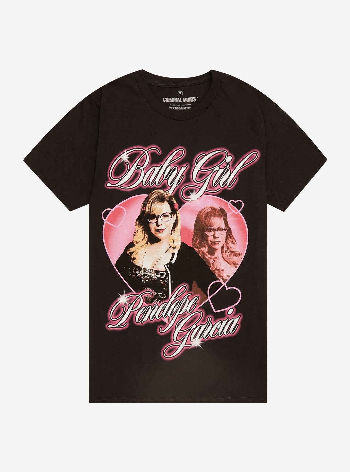 Criminal Minds Penelope Garcia Hearts TShirt Graphic Tee | Graphic Tee | Unisex Shirt | High-Quality Print