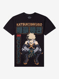 My Hero Academia Bakugo Glitter Border T-Shirt | Premium Unisex T-Shirt, Trending Graphic Tee