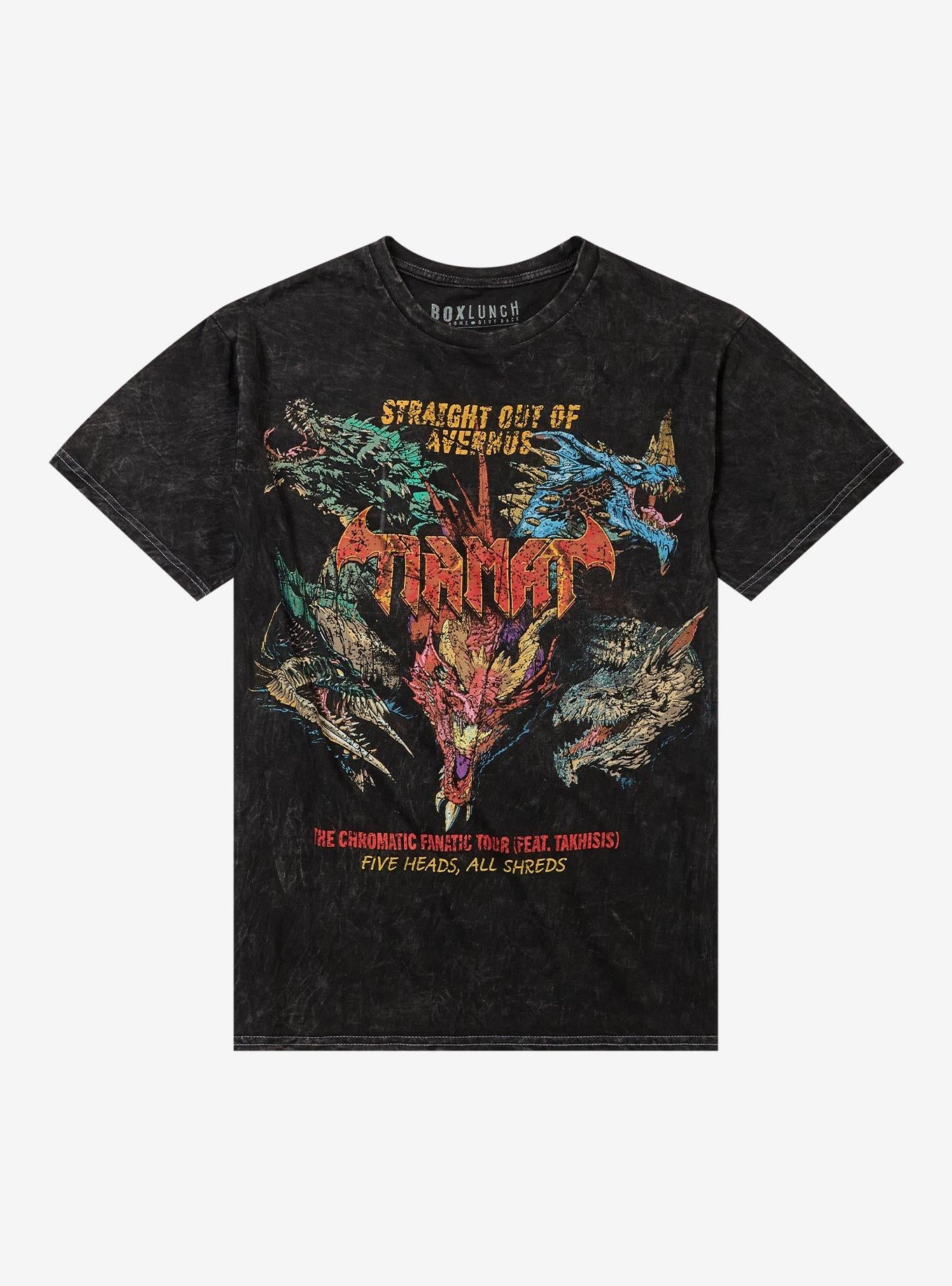 Dungeons Dragons Tiamat Dragon Dark Wash TShirt Graphic Tee | Graphic Tee | Unisex Shirt | Premium Quality Apparel