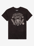Stranger Things Hellfire Club DoubleSided Dark Wash TShirt Graphic Tee | Graphic Tee | Unisex Shirt | High-Quality Print
