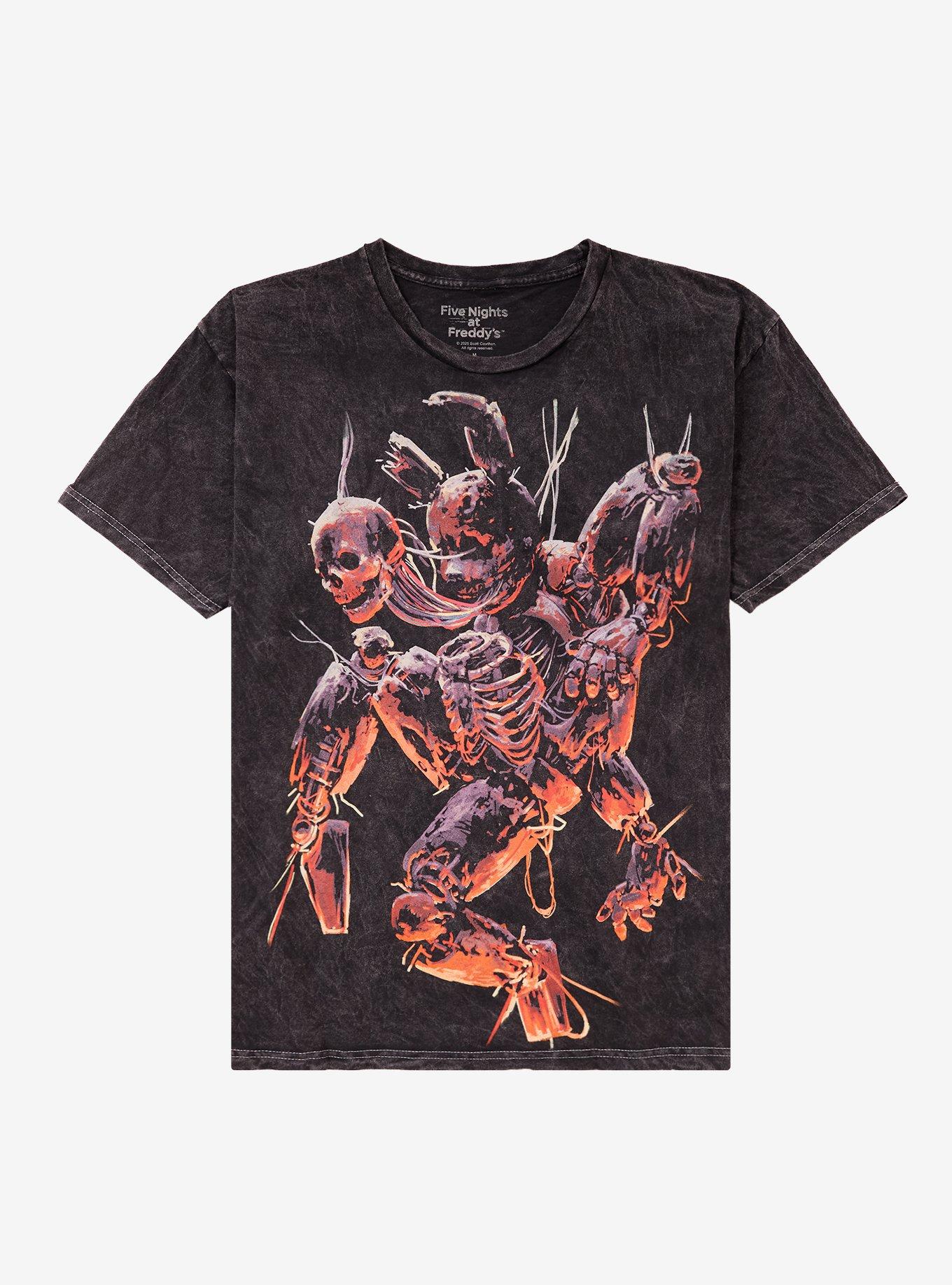 Five Nights At Freddys Springtrap Mineral Wash T Shirt