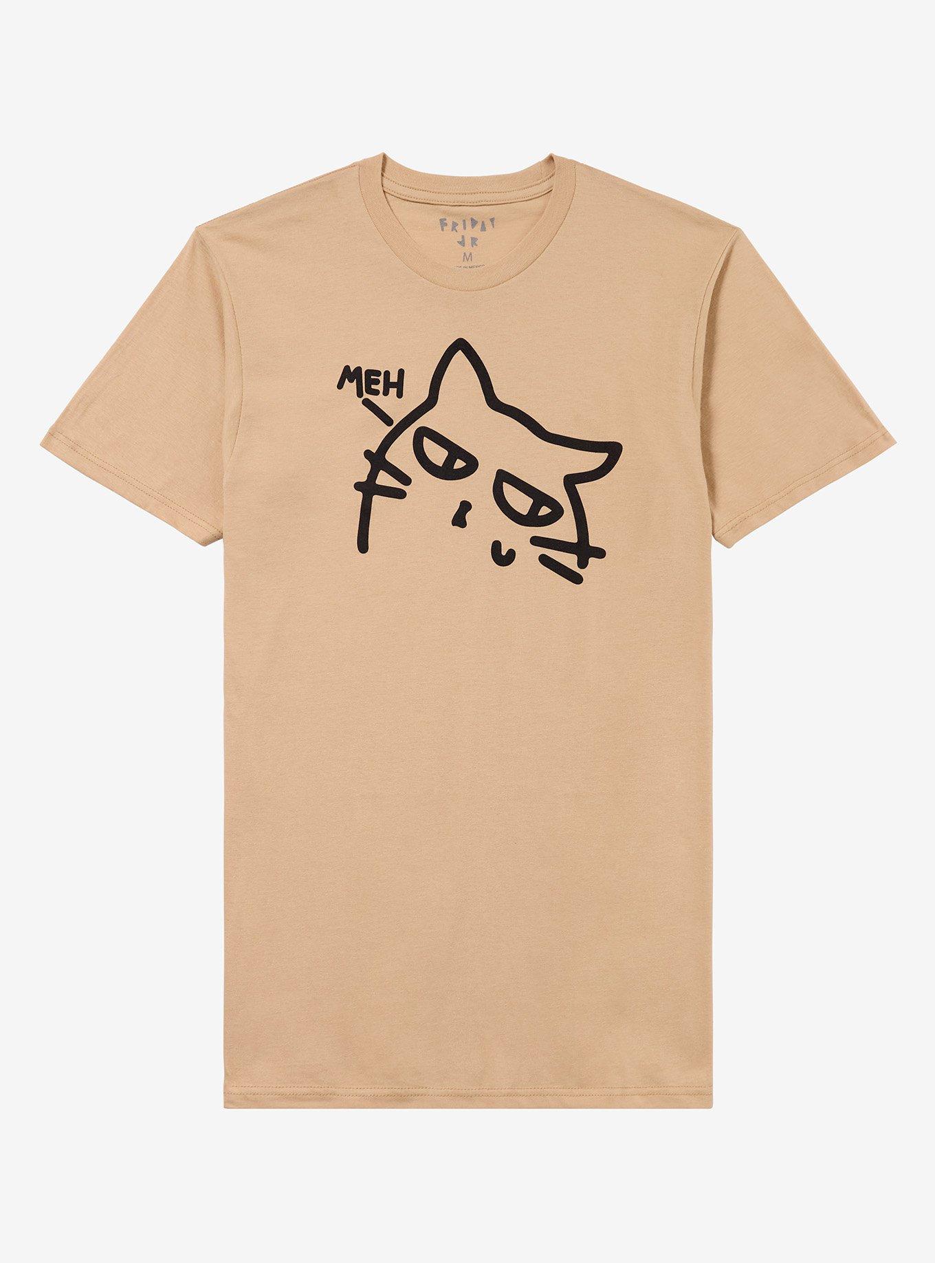 Meh Cat T-Shirt By Friday Jr.