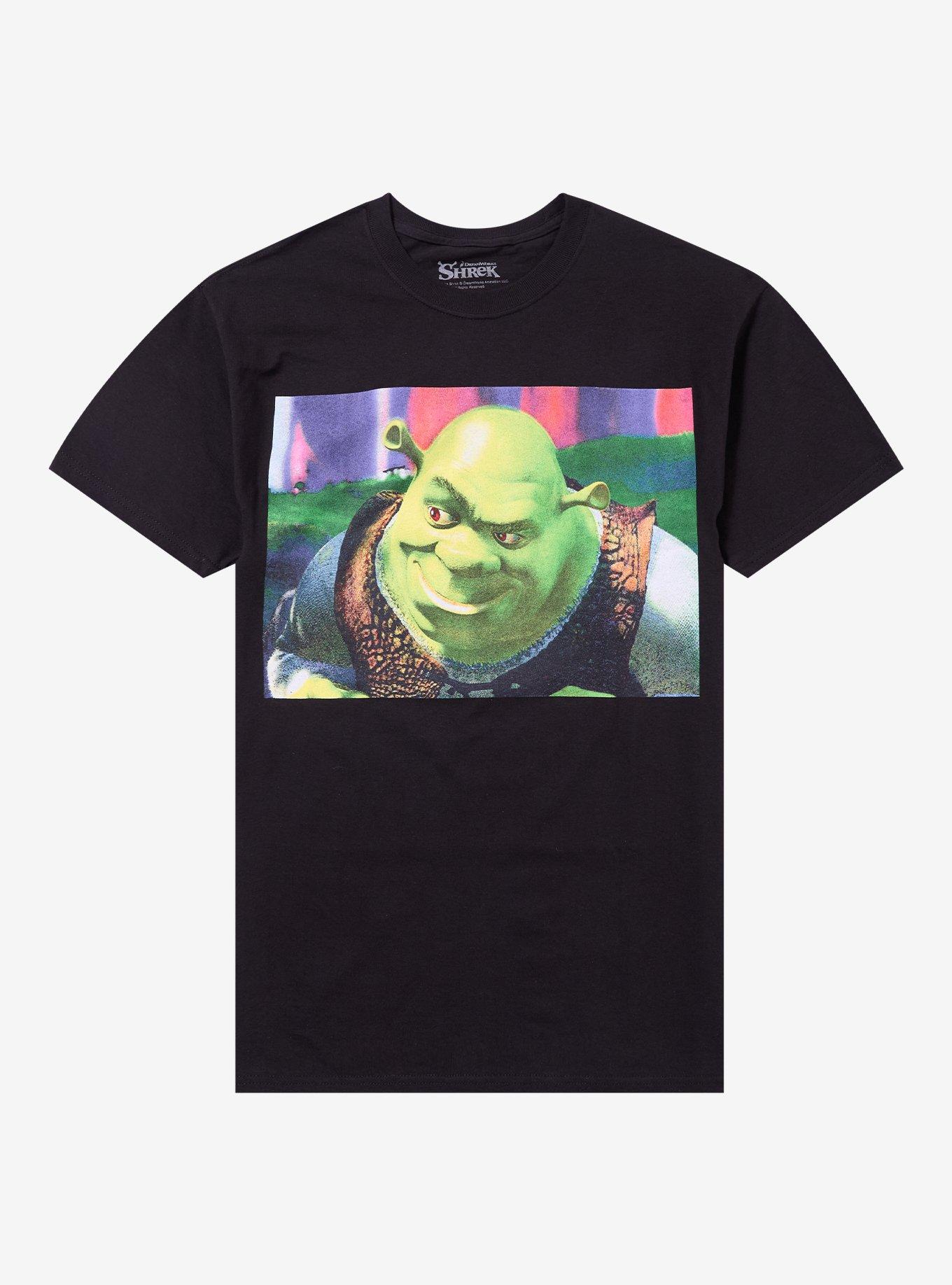 Shrek Smirk Panel TShirt Graphic Tee | Graphic Tee | Unisex Shirt | High-Quality Print