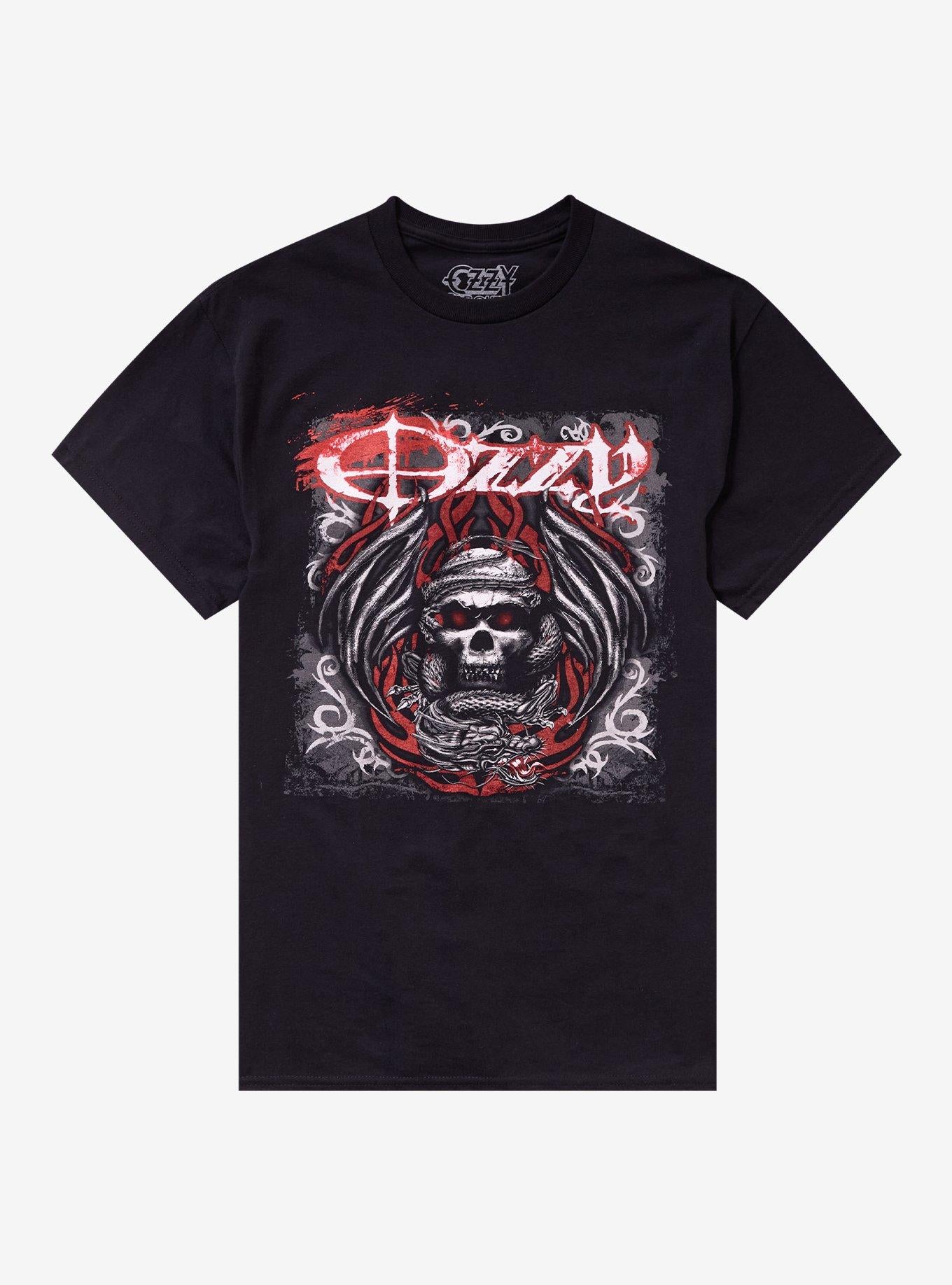 Ozzy Osbourne Winged Skull T Shirt