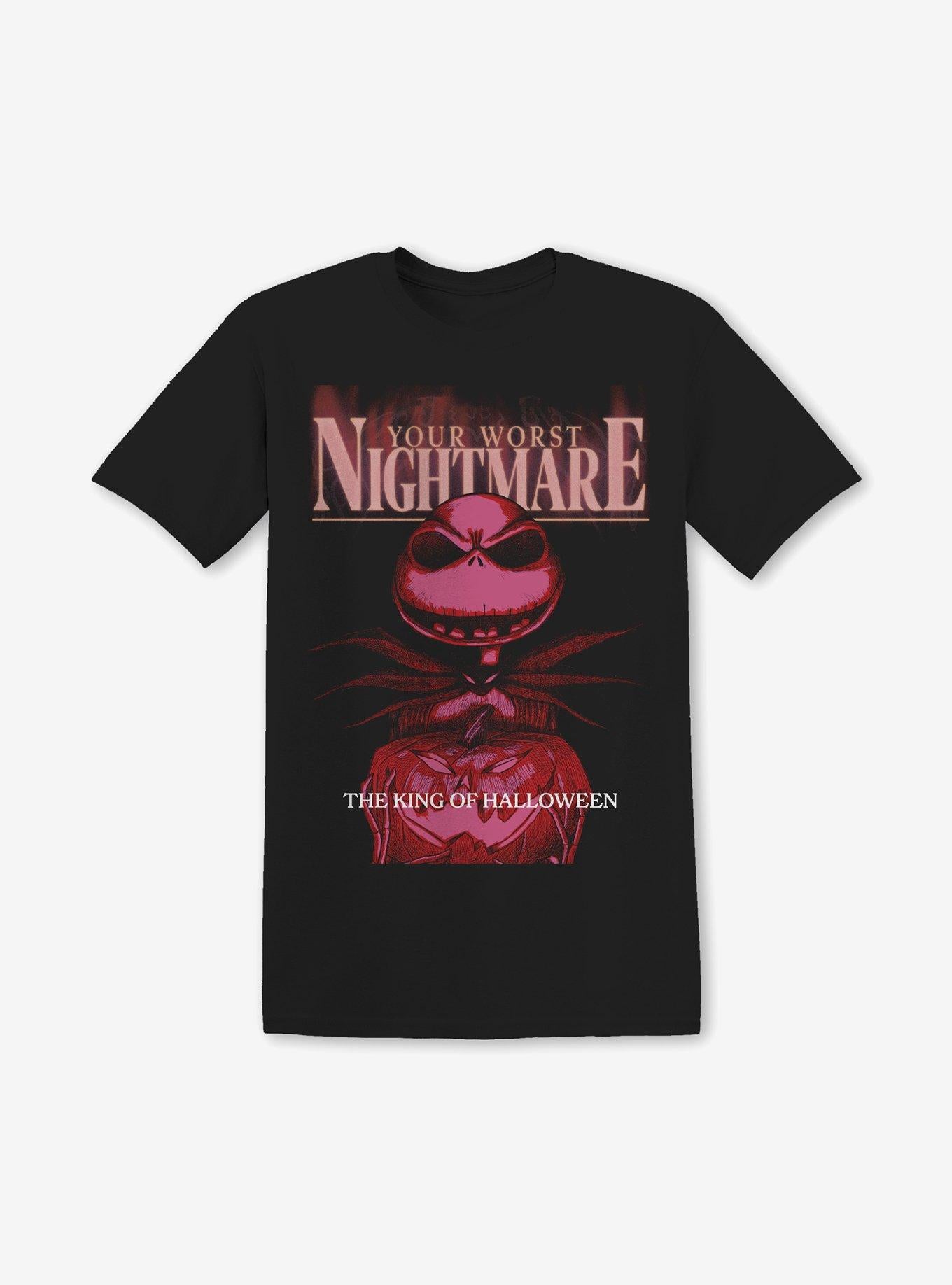 The Nightmare Before Christmas Jack Worst Nightmare T-Shirt T-Shirt | High-Quality Print | Perfect For Daily Wear