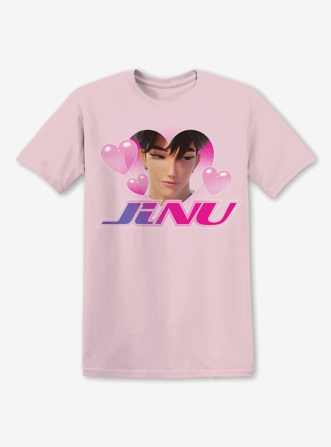 Kpop Demon Hunters Jinu Heart Portrait T Shirt