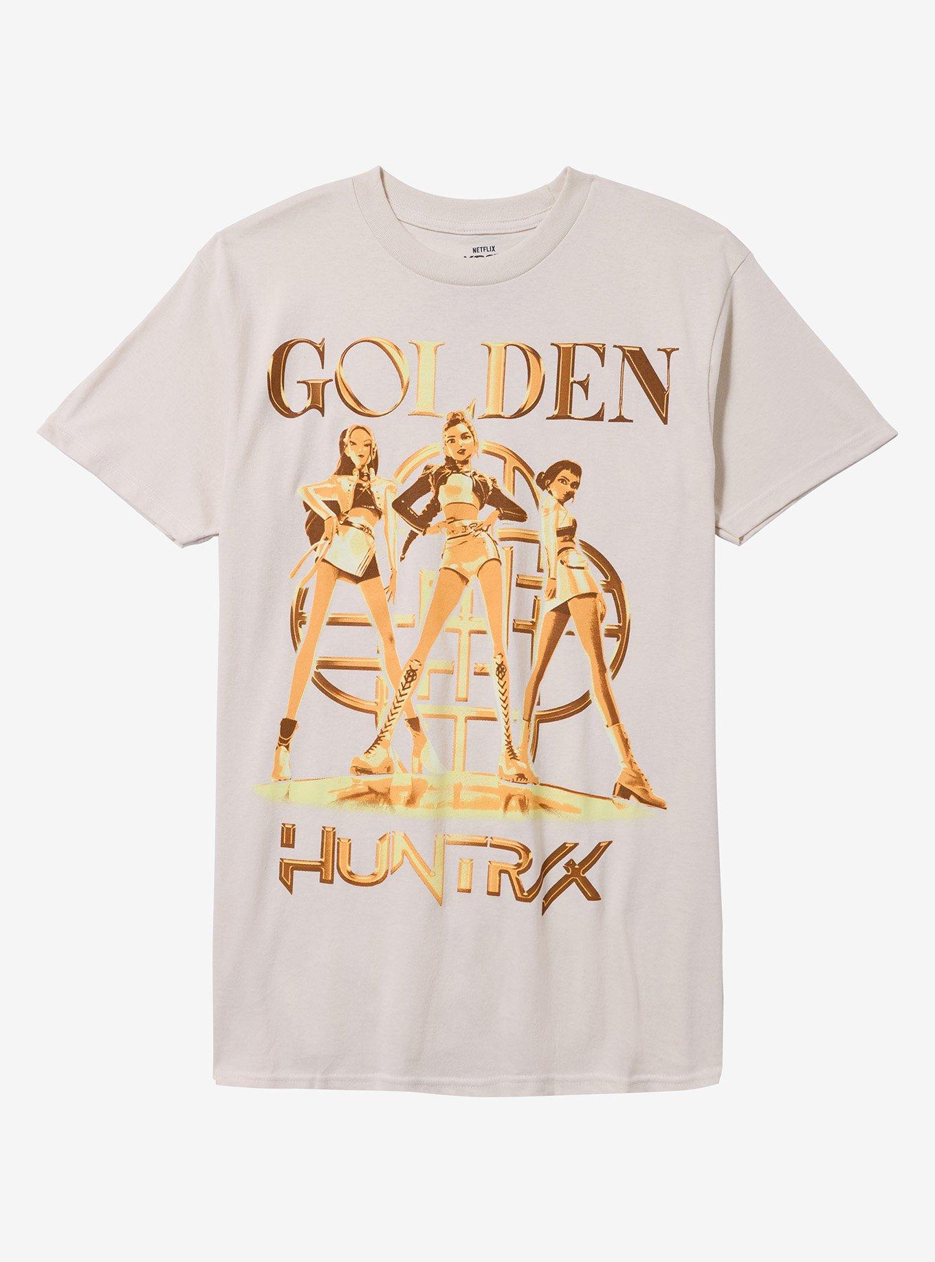 Kpop Demon Hunters Huntrix Golden Tour T Shirt