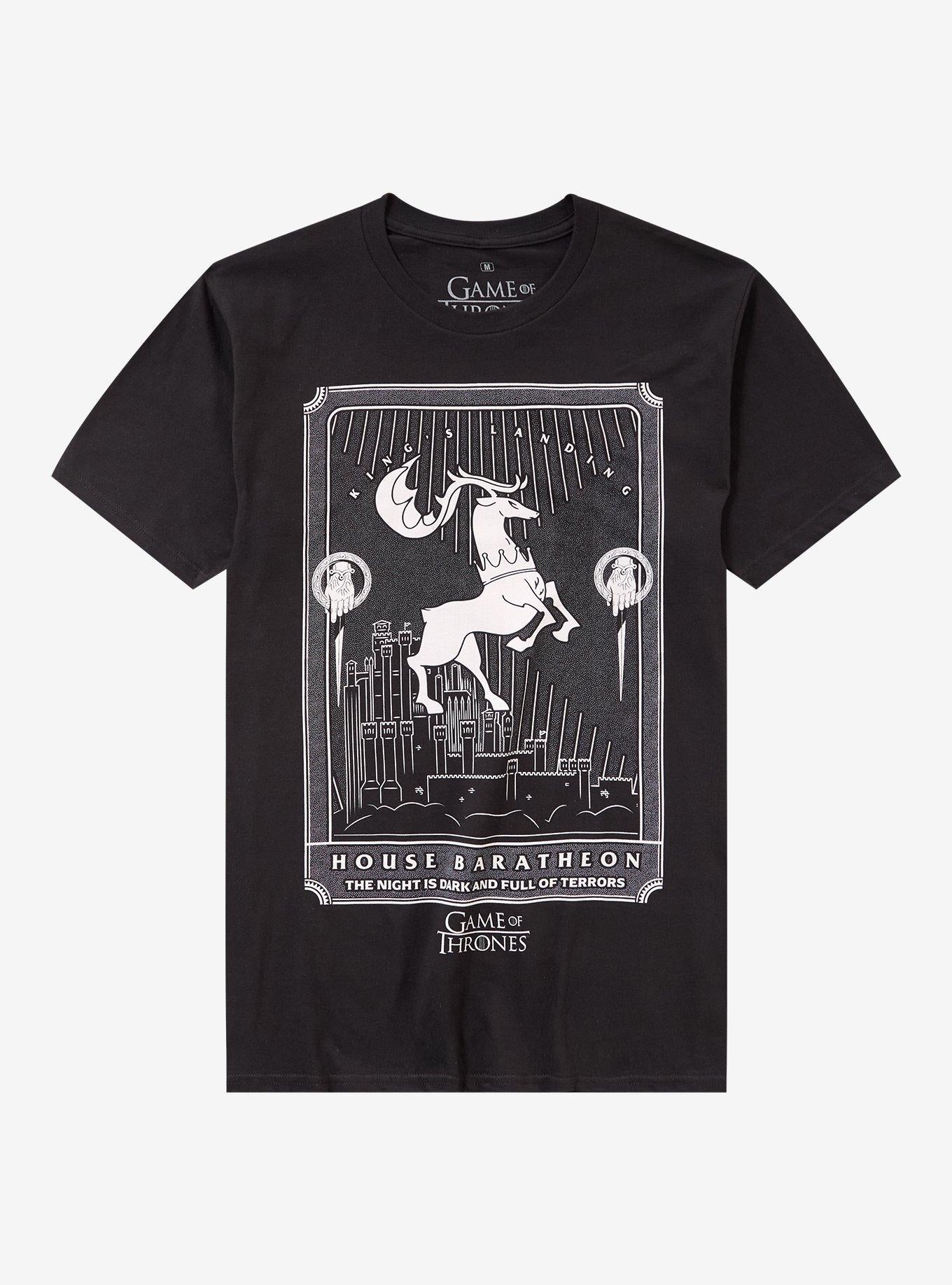 Game Of Thrones House Baratheon Tarot Card TShirt Graphic Tee | Graphic Tee | Unisex Shirt | Comfortable Daily Wear
