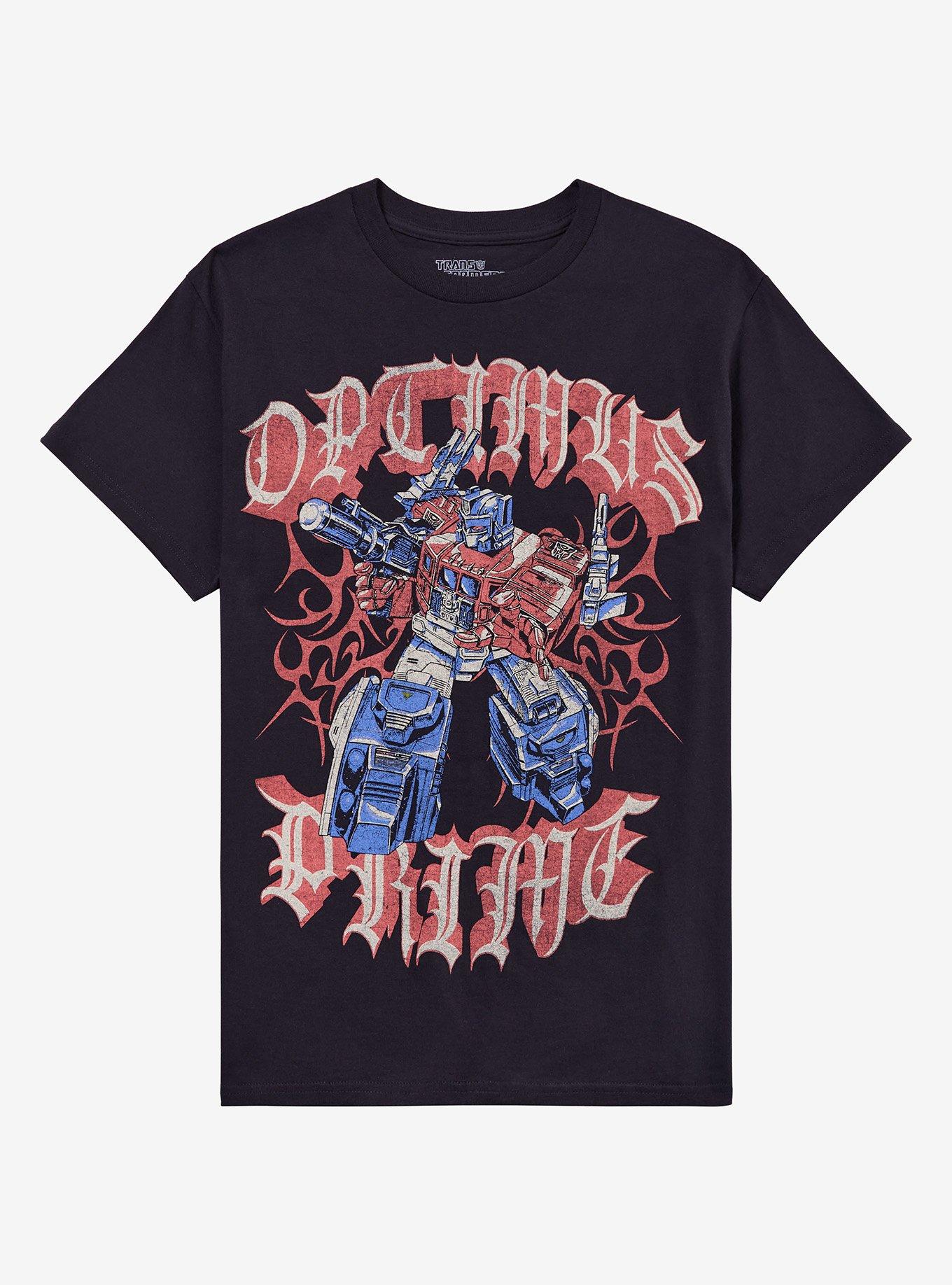 Transformers Optimus Prime Metal Print TShirt Graphic Tee | Graphic Tee | Unisex Shirt | High-Quality Print