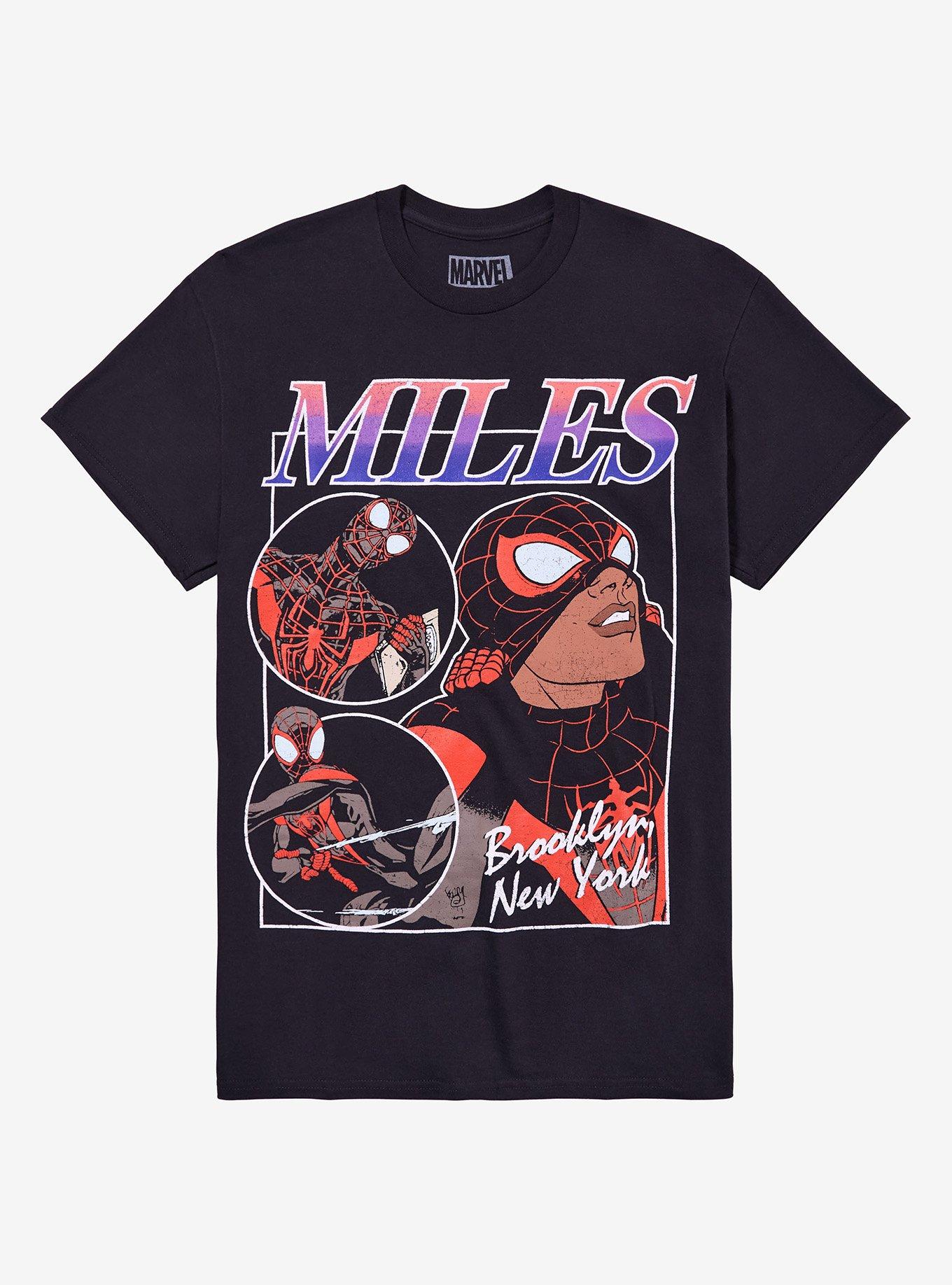 Marvel Spider-Man Miles Morales Collage T-Shirt