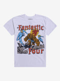 Marvel The Fantastic Four Classic Group TShirt Graphic Tee | Graphic Tee | Unisex Shirt | Premium Quality Apparel