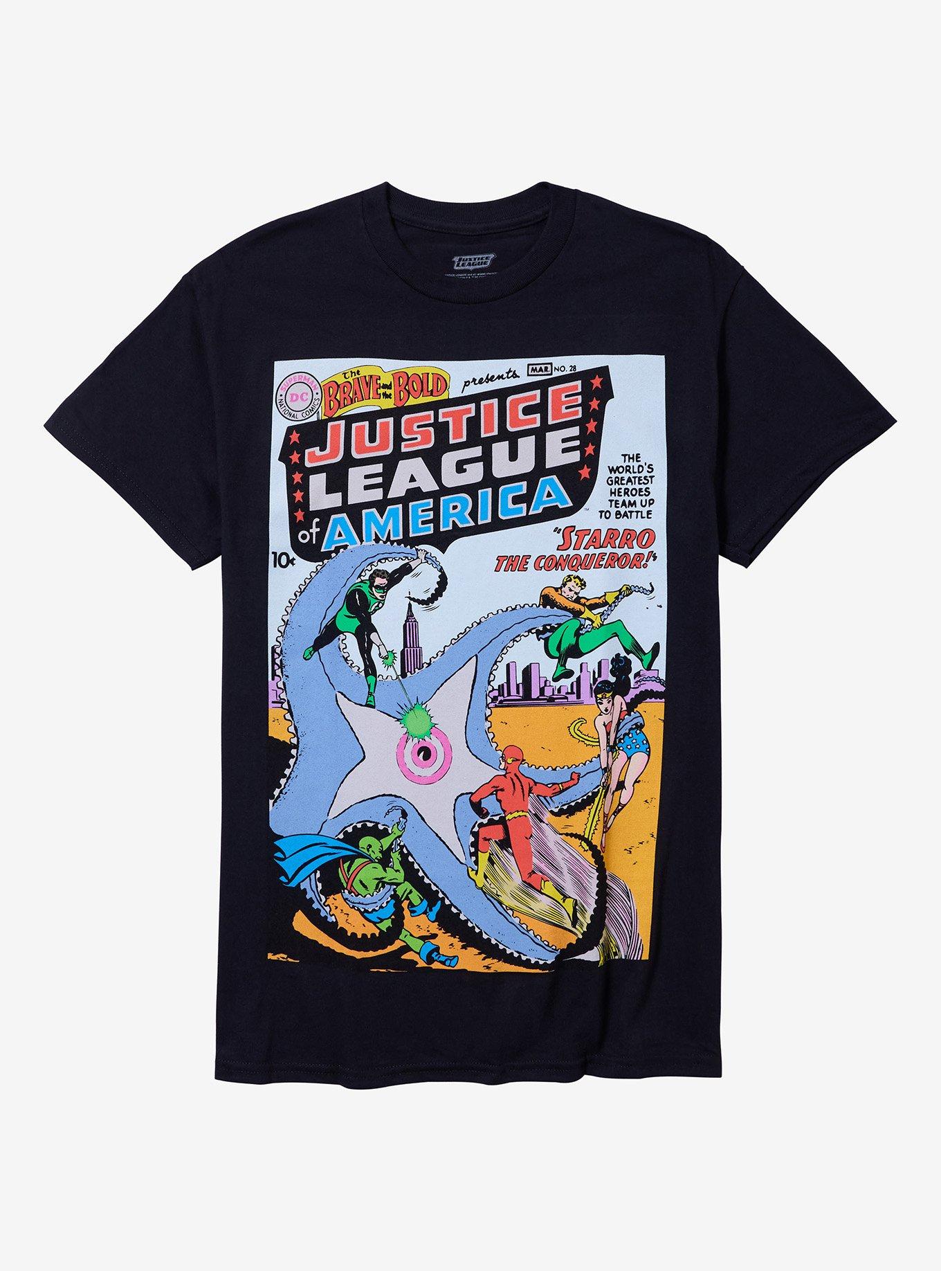 DC Comics Justice League Starro Battle TShirt Graphic Tee | Graphic Tee | Unisex Shirt | Perfect Gift For Fans
