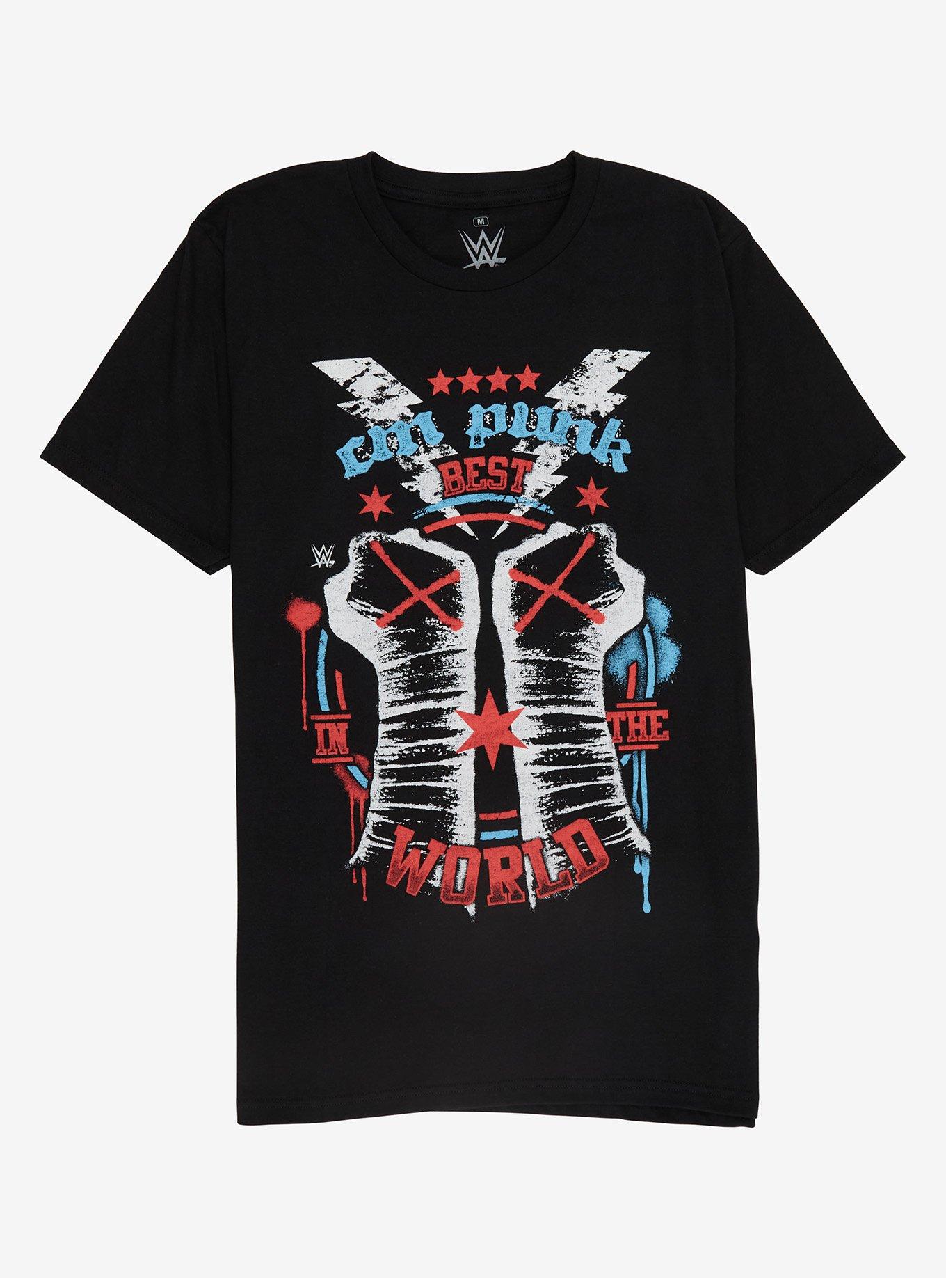 Wwe Cm Punk Fists T Shirt