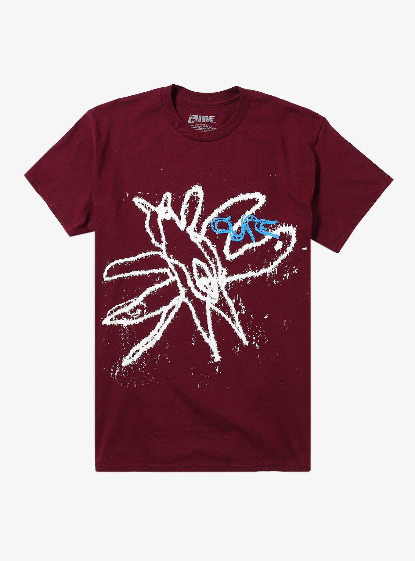 The Cure Wish Maroon T-Shirt | Premium Unisex T-Shirt, Trending Graphic Tee