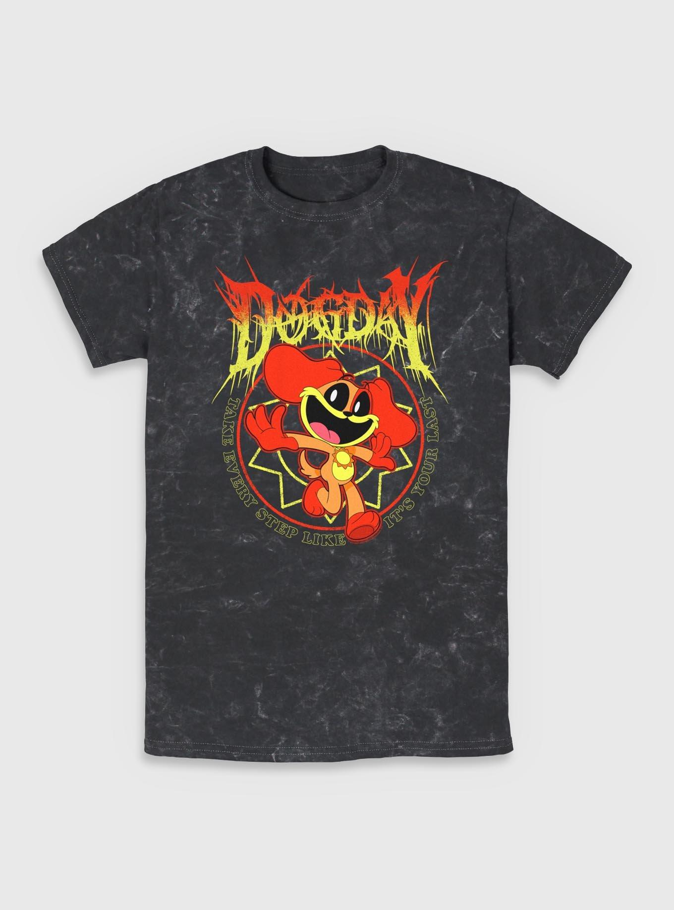 Poppy Playtime Dogday Enjoy Every Step Mineral Wash T-Shirt