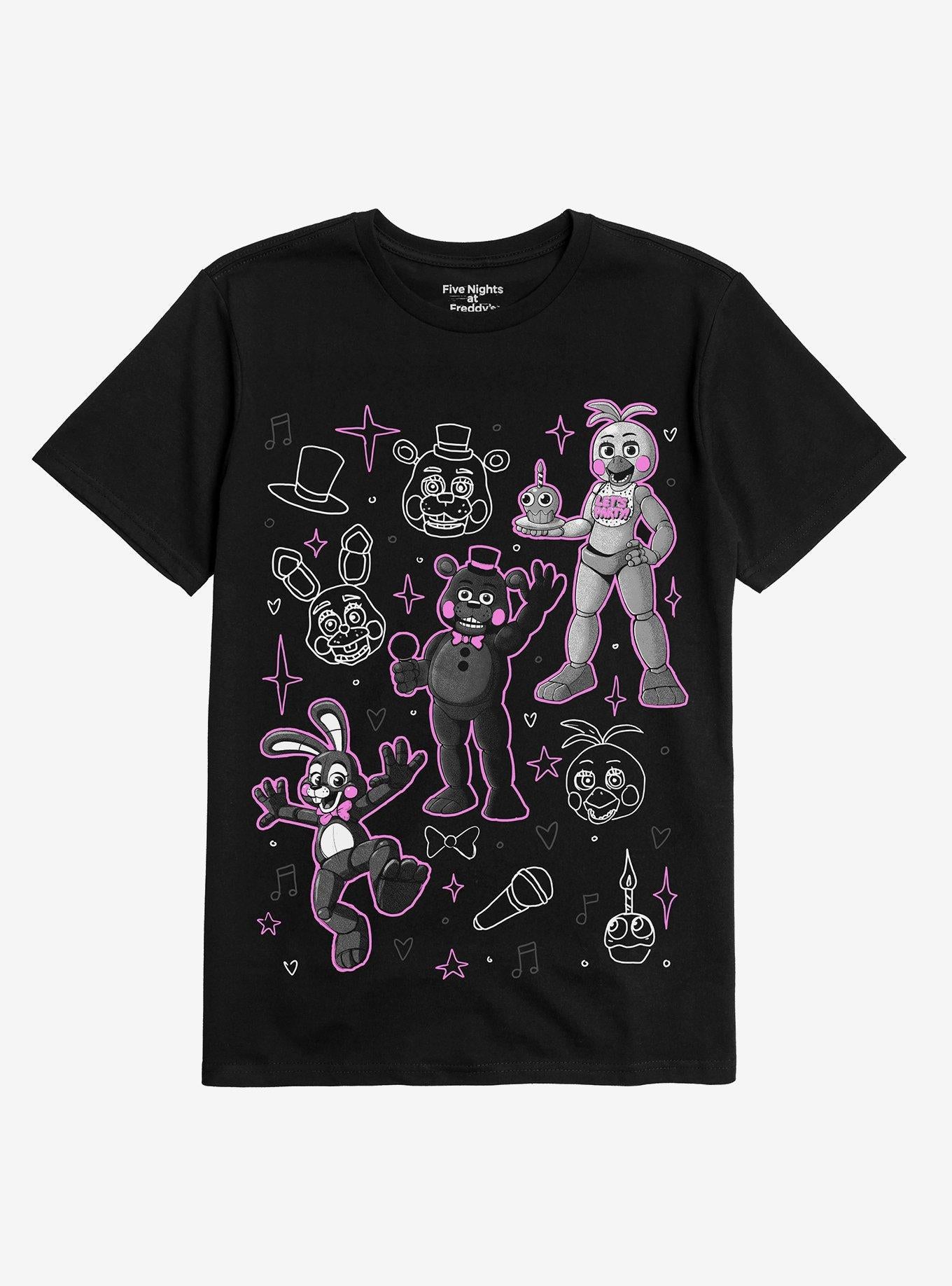 Five Nights At Freddys Cute Characters T Shirt