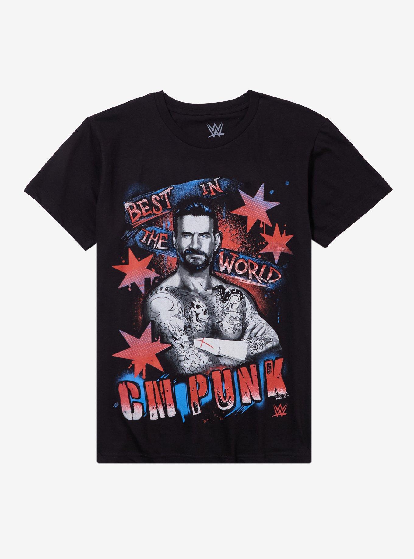WWE CM Punk Portrait T-Shirt | Premium Unisex T-Shirt, Trending Graphic Tee
