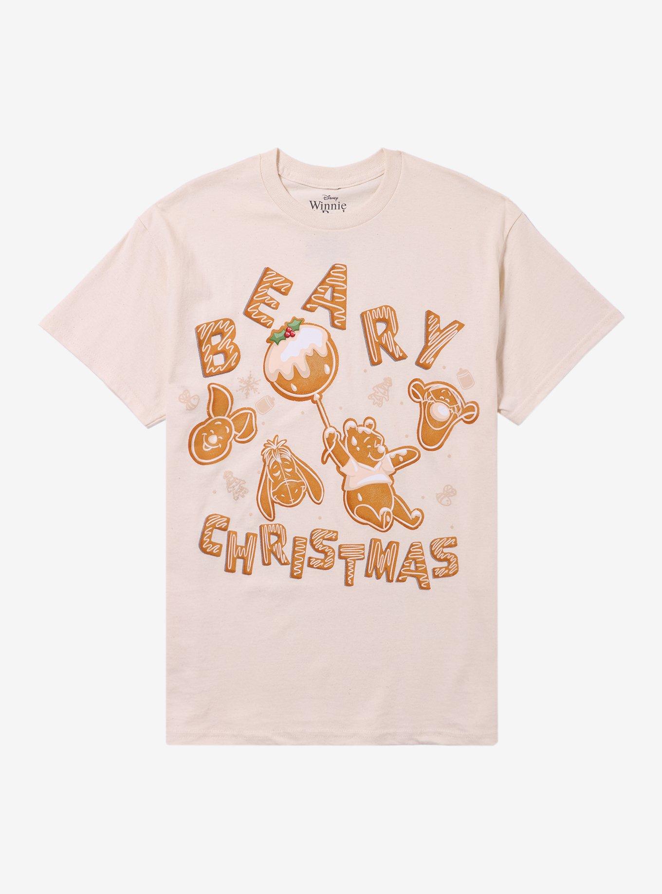 Disney Winnie The Pooh Beary Christmas Cookies TShirt Graphic Tee | Graphic Tee | Unisex Shirt | Soft Comfortable Wear