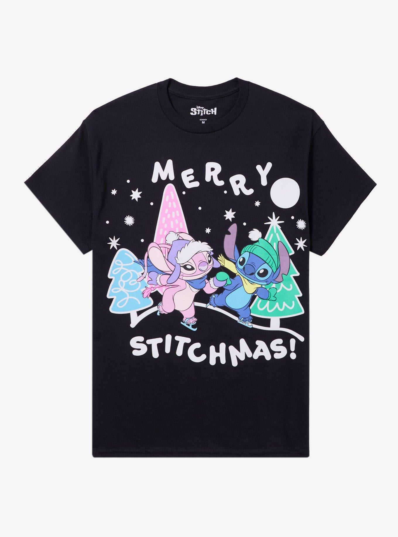 Disney Stitch Merry Stitchmas T-Shirt T-Shirt | Fan Favorite Style | High Demand Item