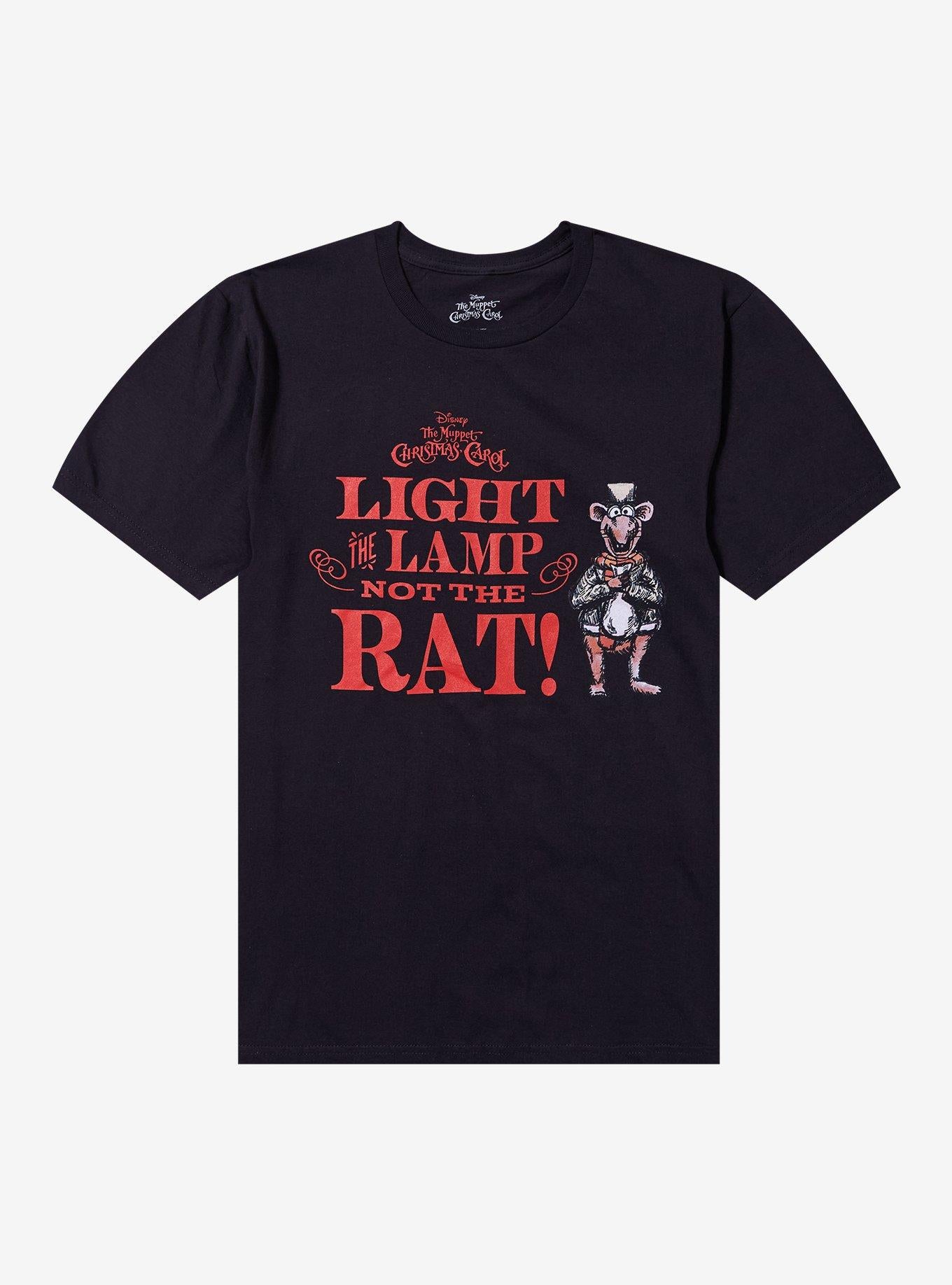 Disney The Muppet Christmas Carol Lamp Rat T-Shirt T-Shirt | Exclusive Edition | Top Pick For Fans