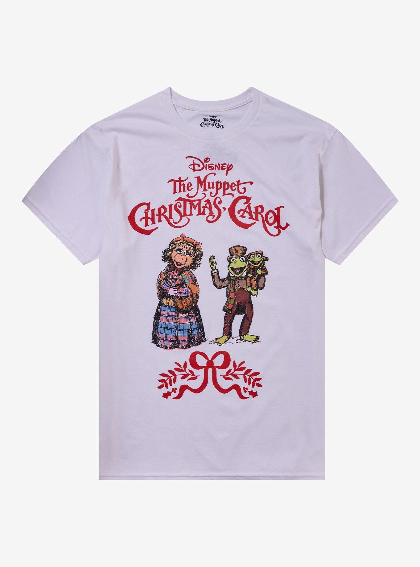 Disney The Muppet Christmas Carol Kermit Miss Piggy T-Shirt T-Shirt | Aesthetic Graphic | Top Pick For Fans