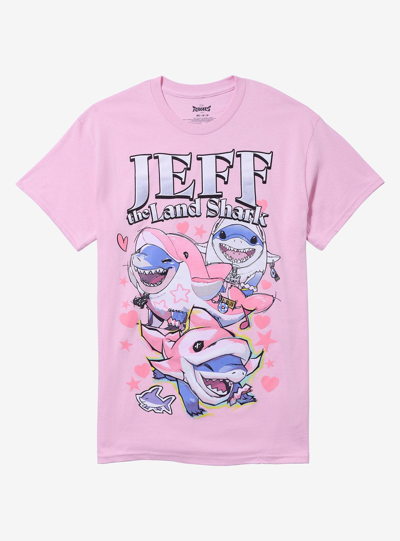 Marvel Rivals Jeff The Land Shark Hearts TShirt Graphic Tee | Graphic Tee | Unisex Shirt | Comfortable Daily Wear