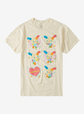 U*SA*HA*NA Flowers Grid T-Shirt